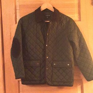 Lands’ End Kids coat size M 10-12 hunter green
